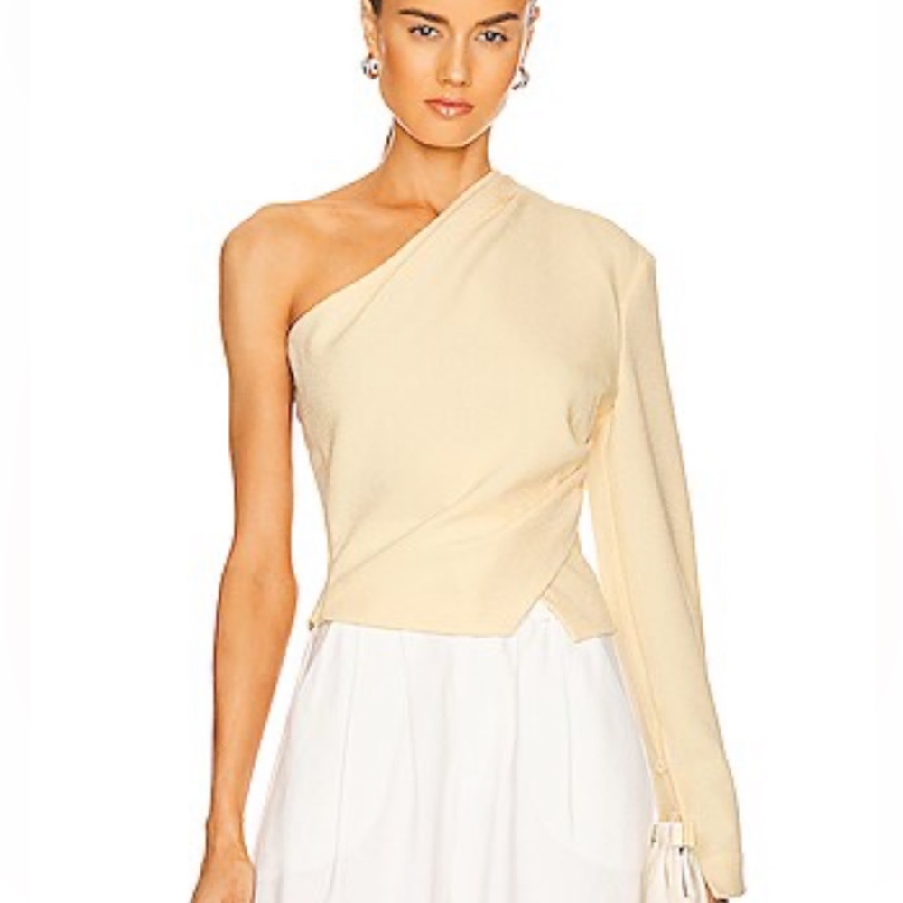 Nanushka Laurine One-Shoulder Top